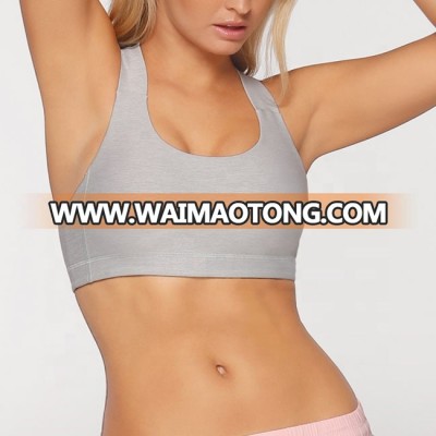 Custom sports active wear running padded yoga bra for women