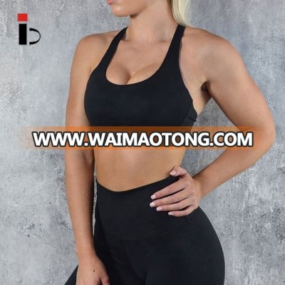 Free tax womens comfortable black yoga bra