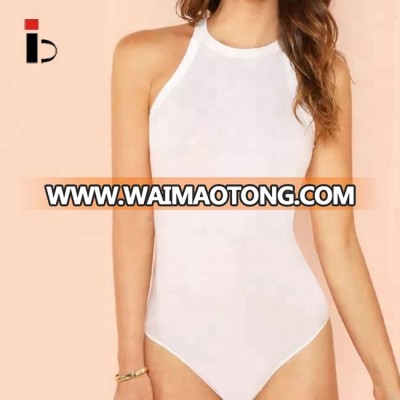 OEM service racer back marled  custom sports sexy women bodysuit