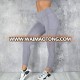 Custom nylon spandex sports mesh leggings with pocket